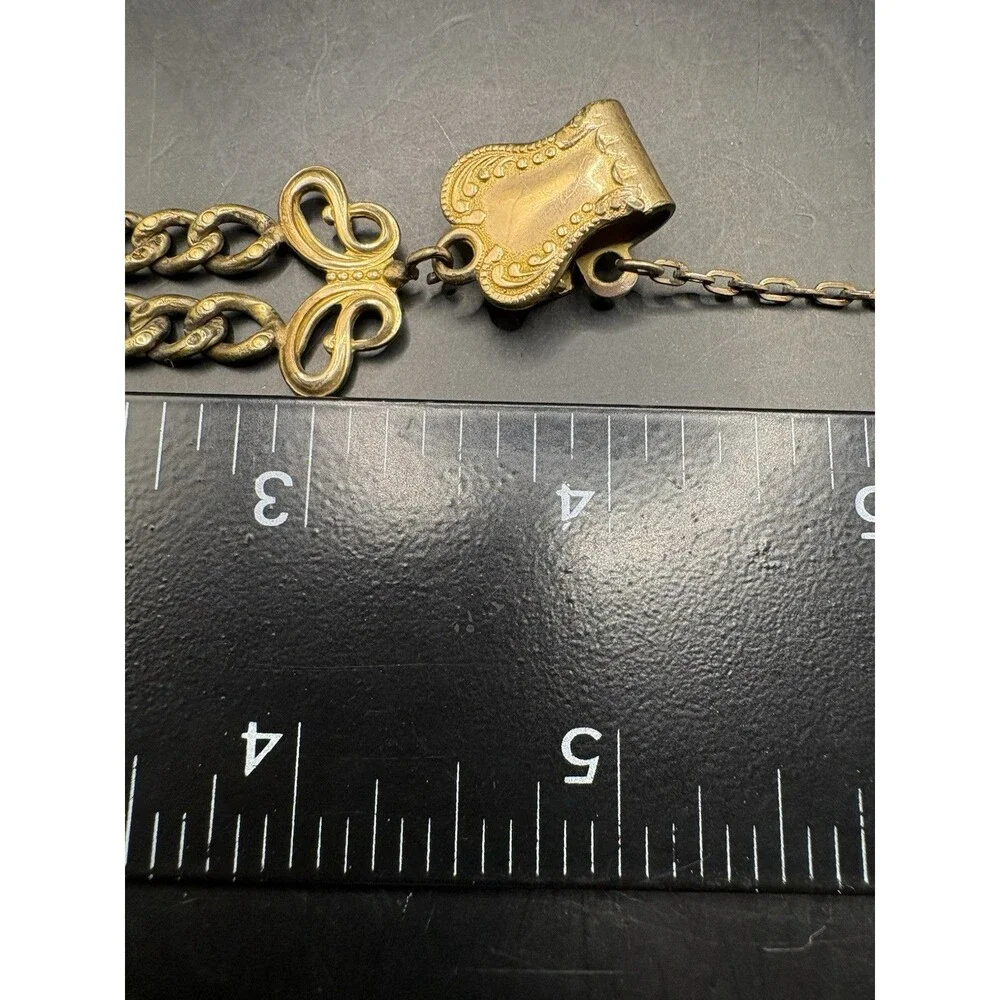 Antique WHB & Co Gold Filled  Watch Chain Fob 4” Beautiful!